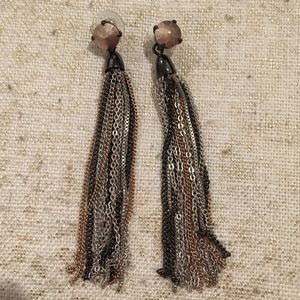 Stella & Dot versatile fringe earrings